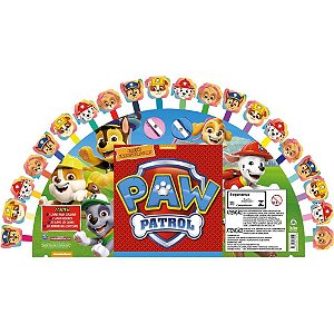 Livro Brinquedo Ilustrado Patrulha Canina Universo das Cores com KIT Completo