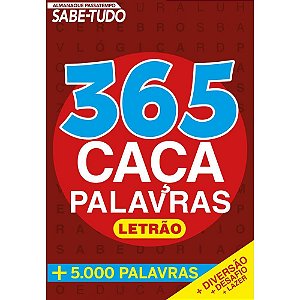 Livro de Atividades 365 Caça Palavras Passatempo