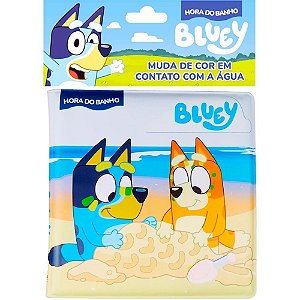 Livro para Banho Bluey 15X15CM 8 Páginas