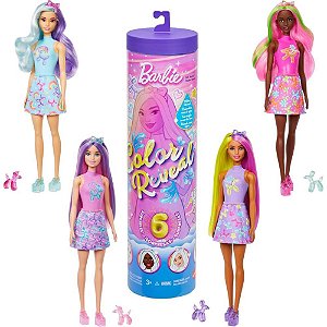 Barbie Reveal Color Série Balloon Animal Caixa com 6 Unidades