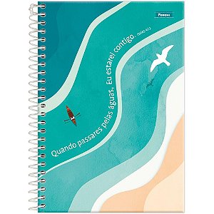 Caderno Espiral 1/4 Capa Dura Grace 80 Folhas Pacote com 5