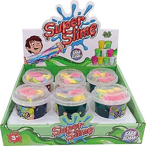 Super Slime com Acessórios Display com 6 Unidades