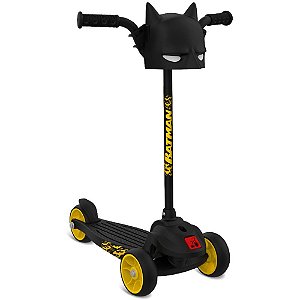 Patinete Batman Skatenet ATÉ 50KG com Máscara Removível