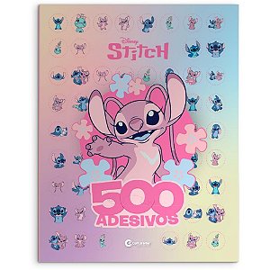 Livro com Adesivos STITCH ANGEL 40 Páginas com 500 Adesivos