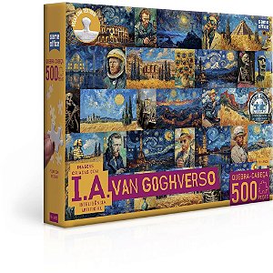 QUEBRA-CABEÇA Cartonado VAN Goghverso com 500 Peças