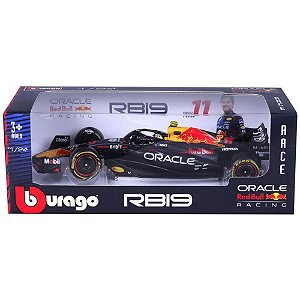 Carrinho RED BULL RB19 Racing com Driver 1:24 Rodas EXTRAS