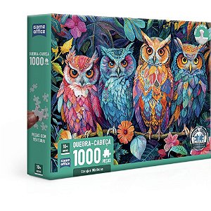 QUEBRA-CABEÇA Cartonado Corujas Místicas 1000 Peças