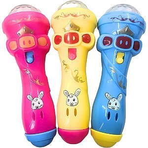 Instrumento Musical Microfone Infantil com Luzes Sortido TOY MIX