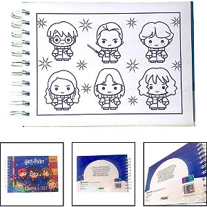 Livro de Colorir HARRY Potter COZY 96 Páginas Capa Dura