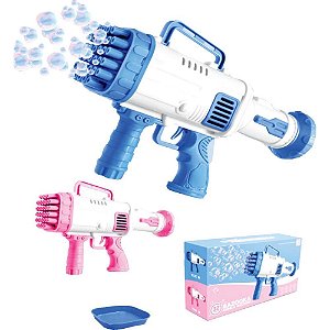 Bazuca de Bolhas de Sabão 32 Furos 25,5X7X17CM