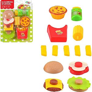 Brincando de Casinha KIT Comidinha Legal Infantil