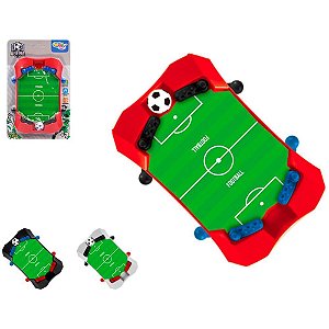 Jogo Mini Futebol Pinball de Mão Cores Sortidas (blister)