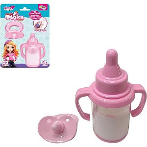 Brincando de Casinha Mamadeira Mágica com Chupeta NO Blister