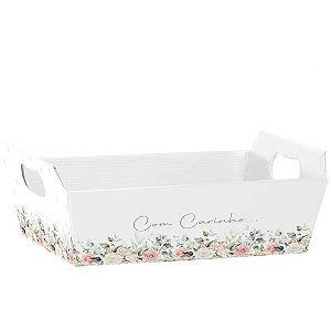 Cesta de Papel Alice P 21,5X8X15CM Pacote com 4 Unidades