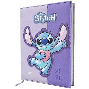 Agenda 2026 STITCH Capa Dura 168 Folhas 134X190MM