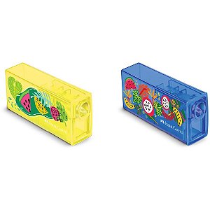 Apontador Depósito FABER-CASTELL Glimmer Botânica Display 25