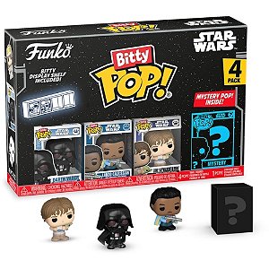 Boneco Funko BITTY POP STAR WARS DARTH Vader com Caixa Acrílica Empilhável