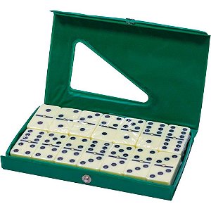 Dominó Estojo com 28 Peças 11MM