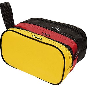 Estojo Organizador de Remédios AM/TD/PM para USO Diário e Viagens