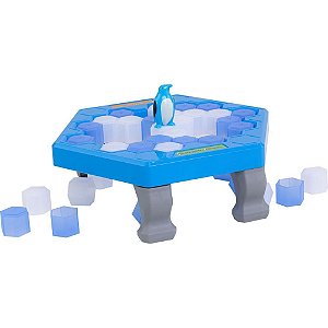 Jogo Diverso Pinguim Quebra Gelo com Roleta e Martelos