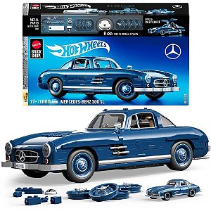 Mega HOT Wheels MERCEDES-BENZ 300 SL 1:12 com 1600 Peças