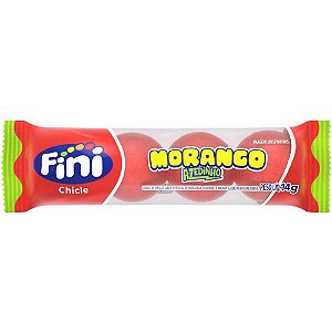 Doce Chicle Morango 14G Display com 18 Unidades