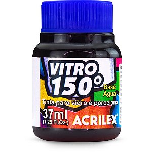 Tinta Vitral Vitro 150 37ML Marrom Escuro Caixa com 6 Unidades