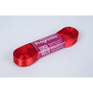 Fita de Cetim Vermelho Tomate 10MM X 10M Pacote com 1