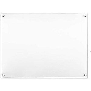 Quadro Escolar Branco de Vidro 90X60CM