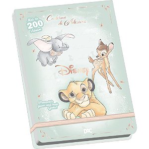 Caderno de Adesivos Disney Classics com 200 Figurinhas Destacáveis