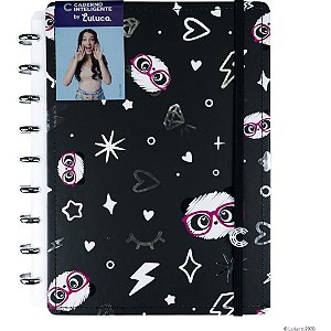 Caderno Inteligente Médio Luluca Pandalu STAR 80 Folhas 190X255MM