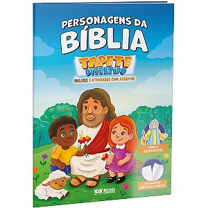 Livro Infantil de Colorir Tapete Divertido Bíblico – Pacote com 3