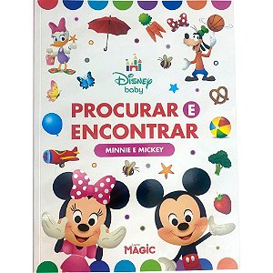 Livro de Atividades Procurar e Encontrar Mickey – 34 Páginas Coloridas