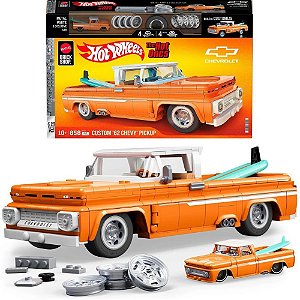 Mega HOT Wheels CHEVY Pickup ’62 Custom 1:16 – 858 Peças