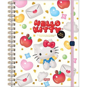 Caderno Hello KITTY Neo 01X1 Capa Dura 80 Folhas Jandaia