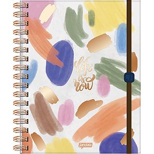 Caderno LA Crème Neo 01X1 Capa Dura 80 Folhas Jandaia