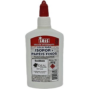 Cola para Isopor íris 90G Pacote com 6