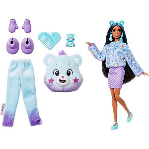 Boneca Barbie Reveal Cutie Série Care Bears URSO Brilhante com Surpresas
