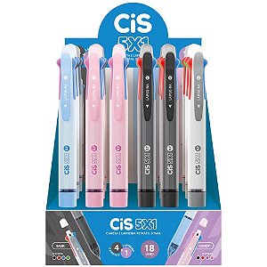 Caneta Esferografica CIS 5X1 LAP. GRAF 0.7MM (S) DP.C/18