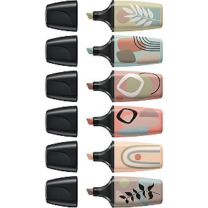 Caneta Marca Texto Stabilo BOSS Mini Nat.vibes TONS Pastel (display com 50)