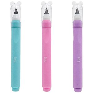 Lapiseira 2.0MM TRIS PLUS com Borracha 3 Cores Display com 24