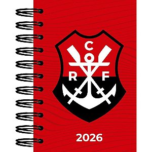 Agenda 2026 Flamengo Espiral Capa Dura 100X150MM 160 Folhas