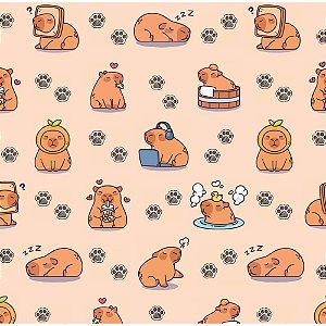 CON-TACT Decorado 45CM X 10M Capivara Rolo