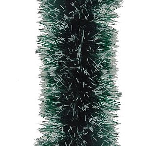 Artigo para Decoração de Natal Festão PET Verde 12CM X 5M com 7 Fitas