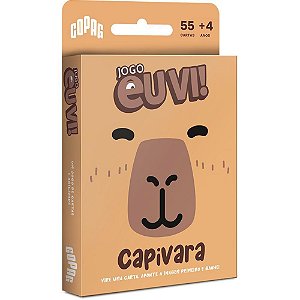 Jogo de Cartas EU VI! Capivaras