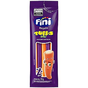 Doce Tubes Boo 15G Halloween Display com 12 Unidades
