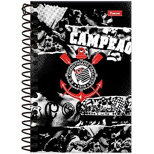 Caderneta Espiral Capa Dura Corinthians 80 Folhas (pacote com 4)
