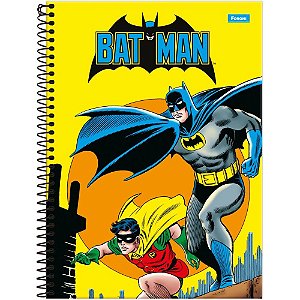 Caderno 10X1 Capa Dura Batman FIT 160 Folhas (pacote com 4)