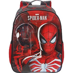 Mochila Infantil SPIDER-MAN X1 com Rodinhas Tamanho G