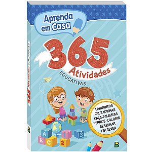 Livro de Atividades 365 Atividades 22X15,5CM com 288 Páginas